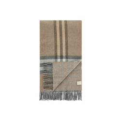 Twin Check - Checked Wool and Cashmere Throw