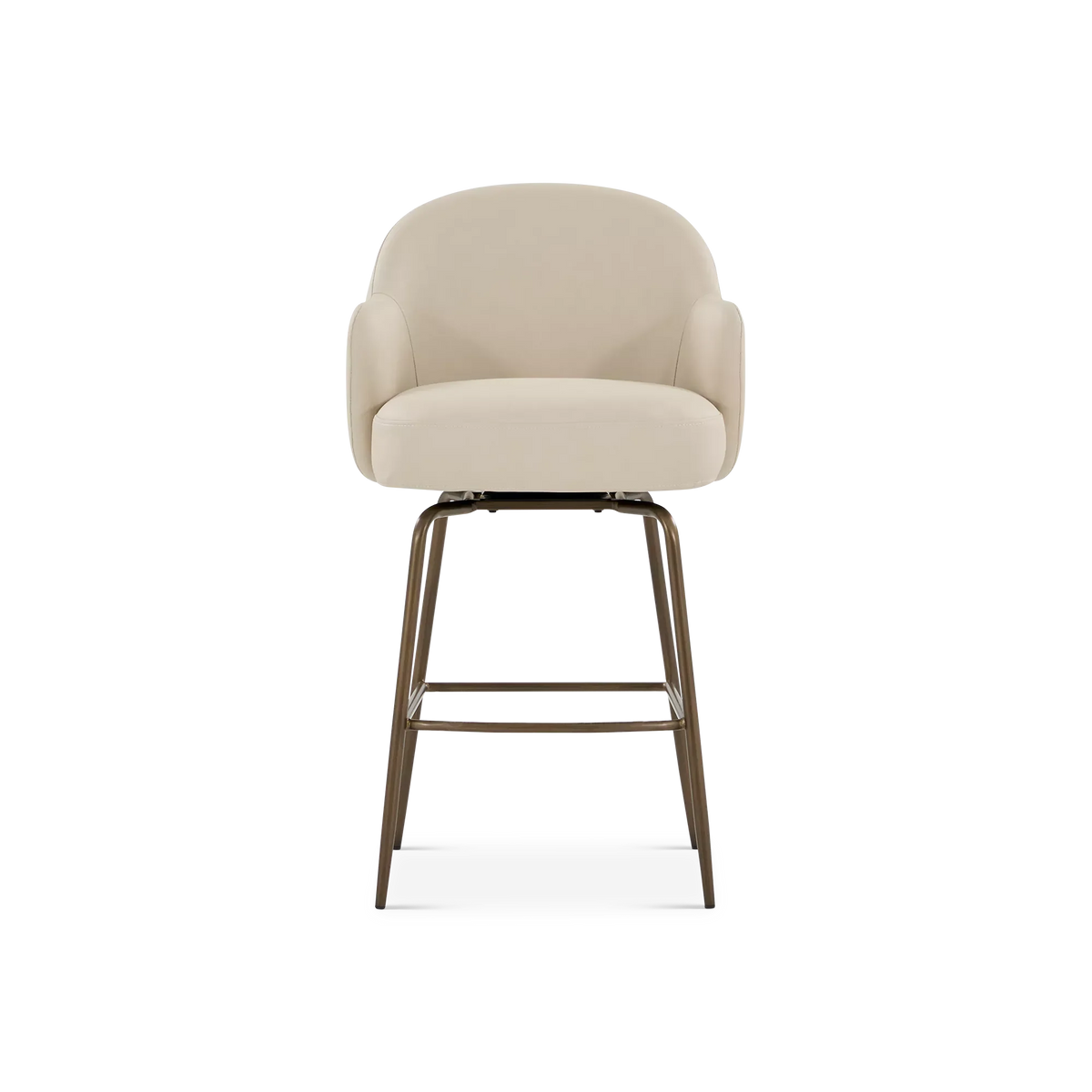Bae - Tabouret pivotant en similicuir
