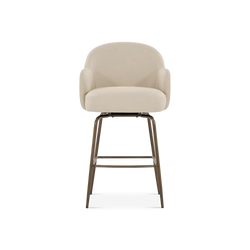 Bae - Tabouret pivotant en similicuir