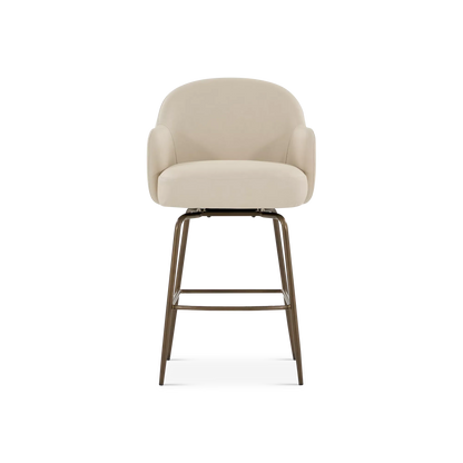 Bae - Tabouret pivotant en similicuir