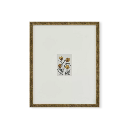 Flores - Framed Floral Print