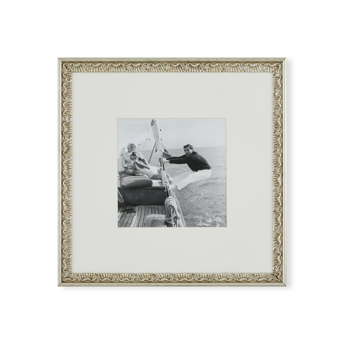 Cannes - Black and White Photograph