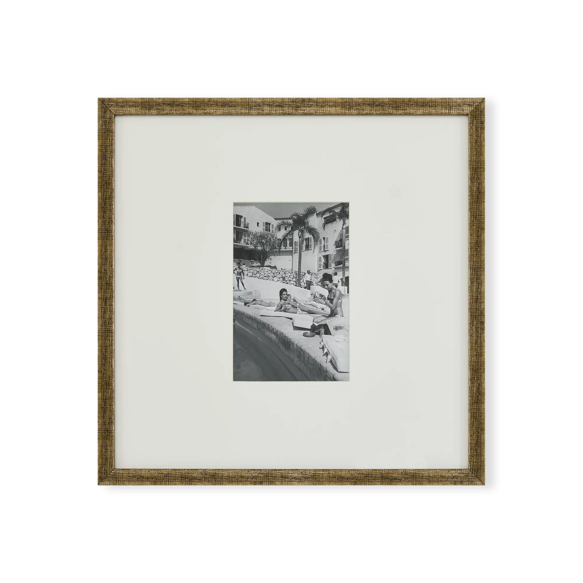 Hotel Byblos - Black and White Photograph