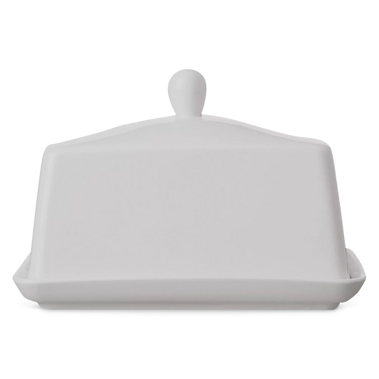 Montana - White Porcelain Butter Dish