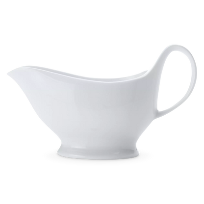 Pico - White Porcelain Sauce Boat