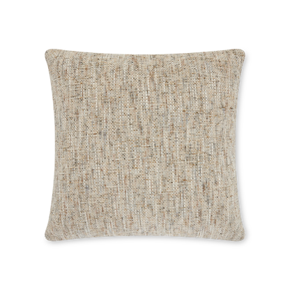 Zoe - coussin carré blanc cassé