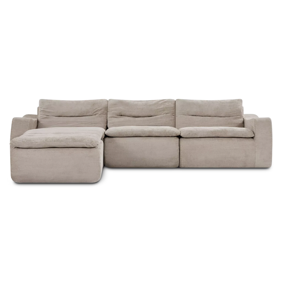 Modulo - Canapé Sectionnel en Tissu - Livré en Boîte
