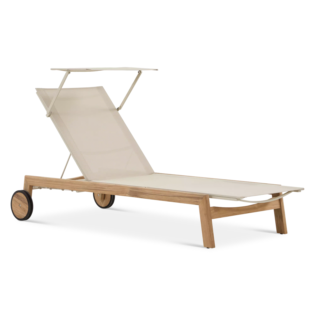 French Beauty - Outdoor Teak Lounger