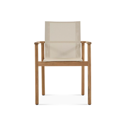 French Beauty - Outdoor Teak Chair Without Arms