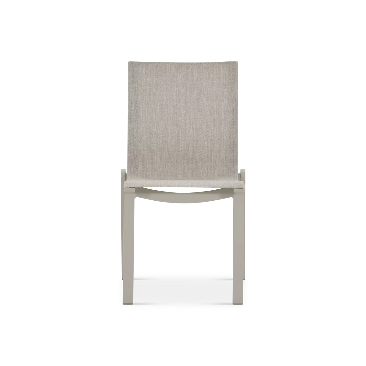 New Wave - Chaise sans bras extérieure en aluminium