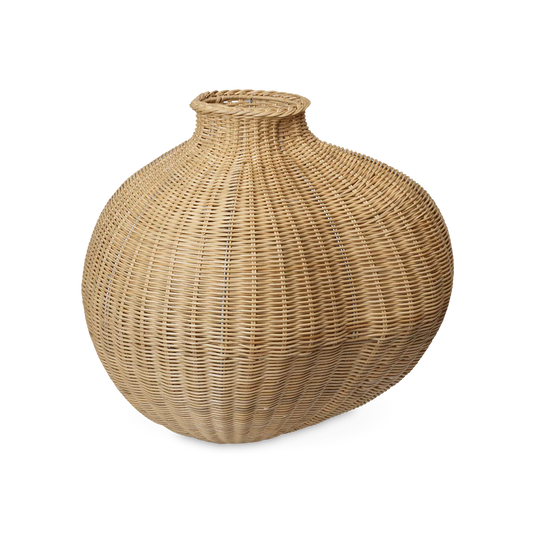 Bola - grand vase en rotin tressé