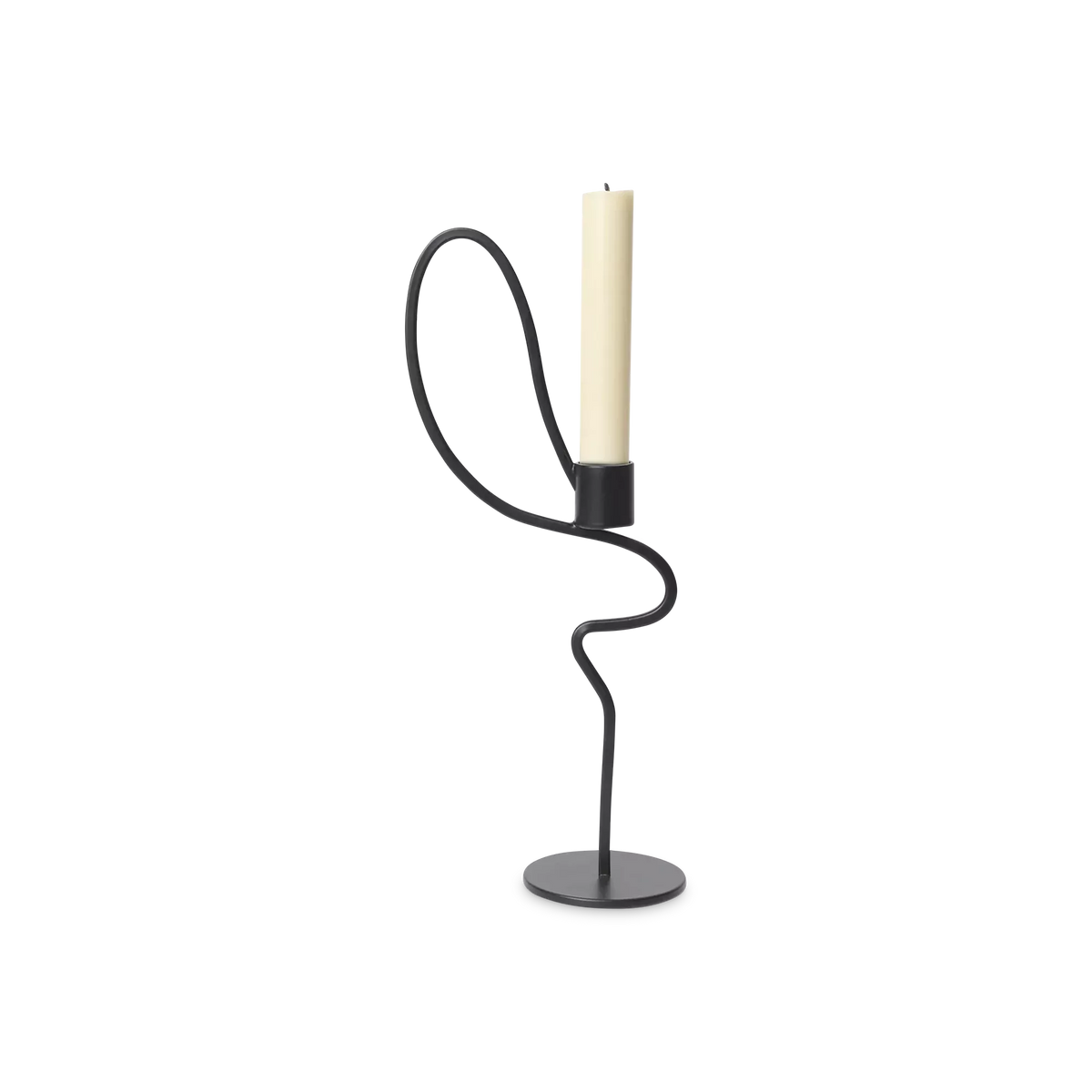 Valse - chandelier en métal ondulé