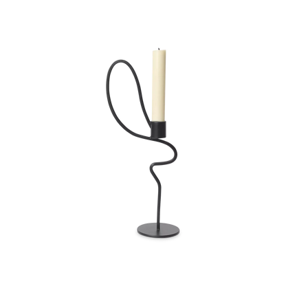Valse - chandelier en métal ondulé