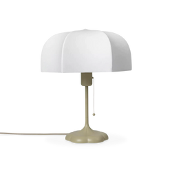 Poem - Baroque table lamp with white lampshade