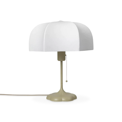 Poem - Baroque table lamp with white lampshade