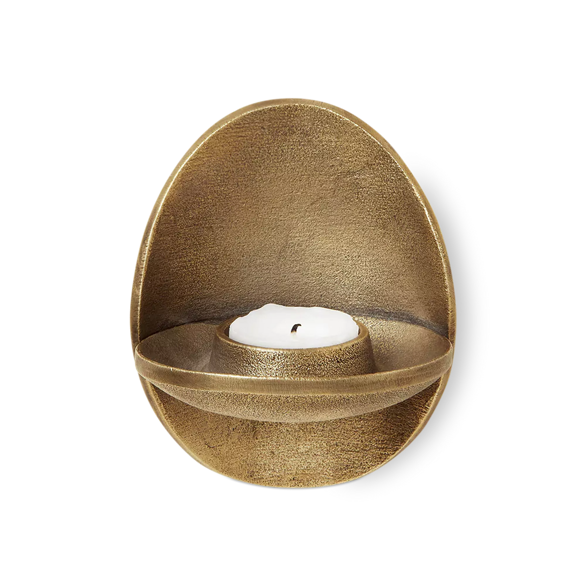 Agapé - brass wall candleholder