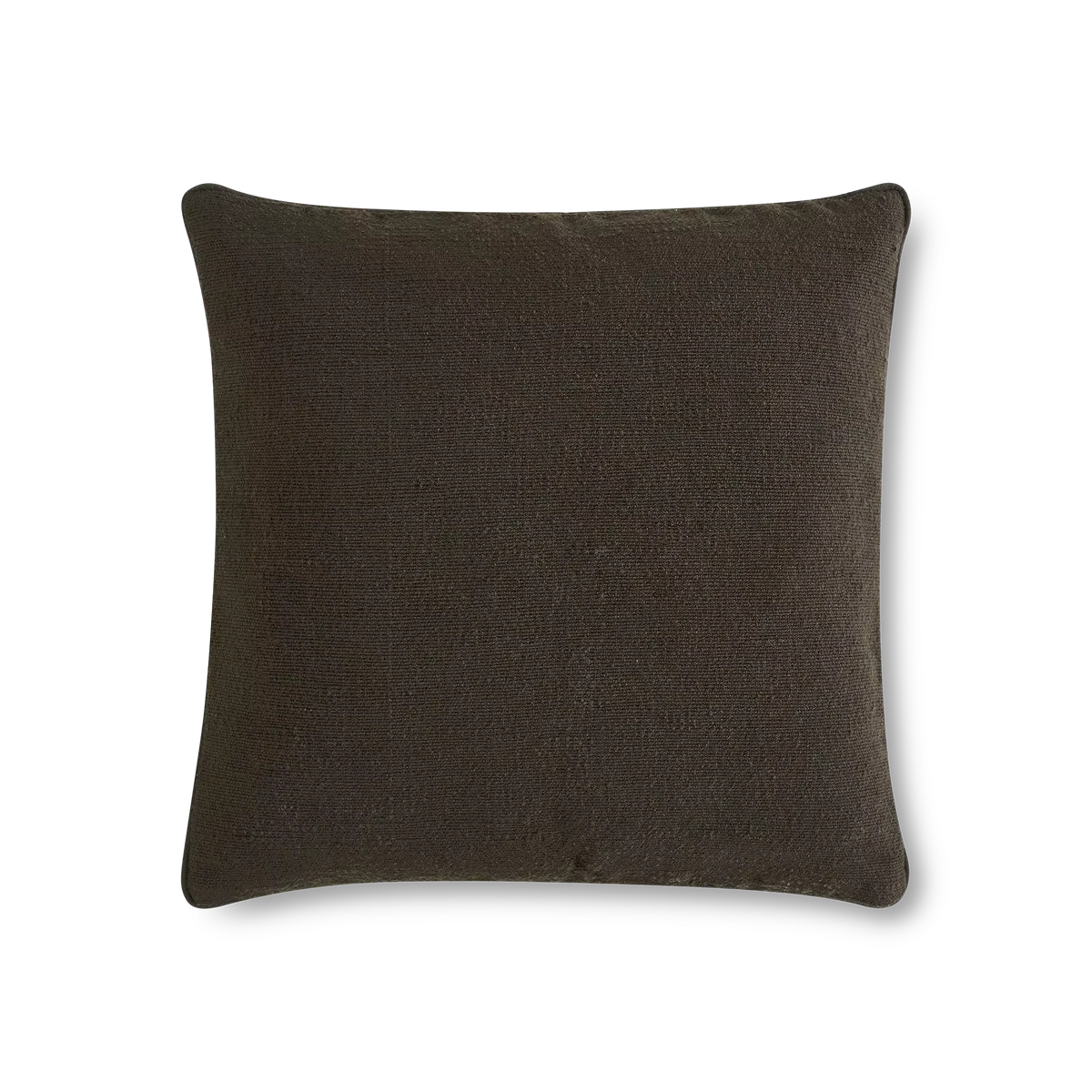 Brooklyn - coussin déco en coton brun