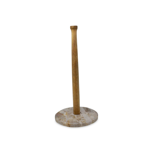 Leopard - Marble and wood wipe holder
