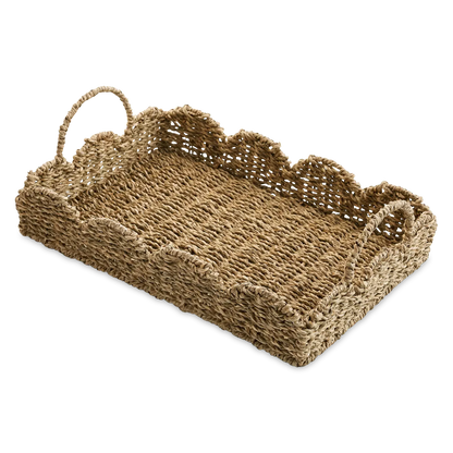 Flore - Wicker Decorative Tray