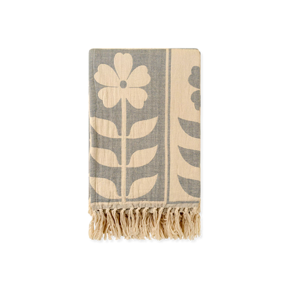 Daisy Days - Cotton Throw