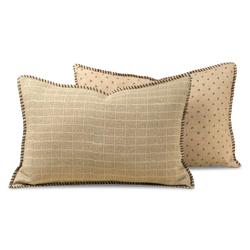 Dash & Dot - Linen Cushion