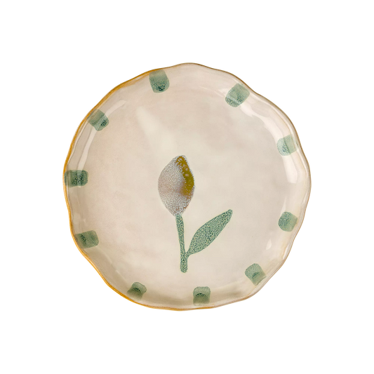 Pétale I - Assiette en grès