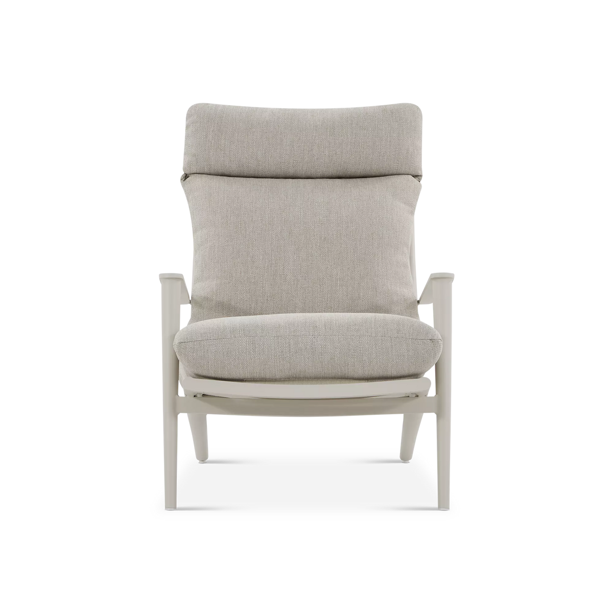 Cocktail - Fauteuil à dossier haut extérieur en corde