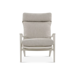 Cocktail - Fauteuil à dossier haut extérieur en corde
