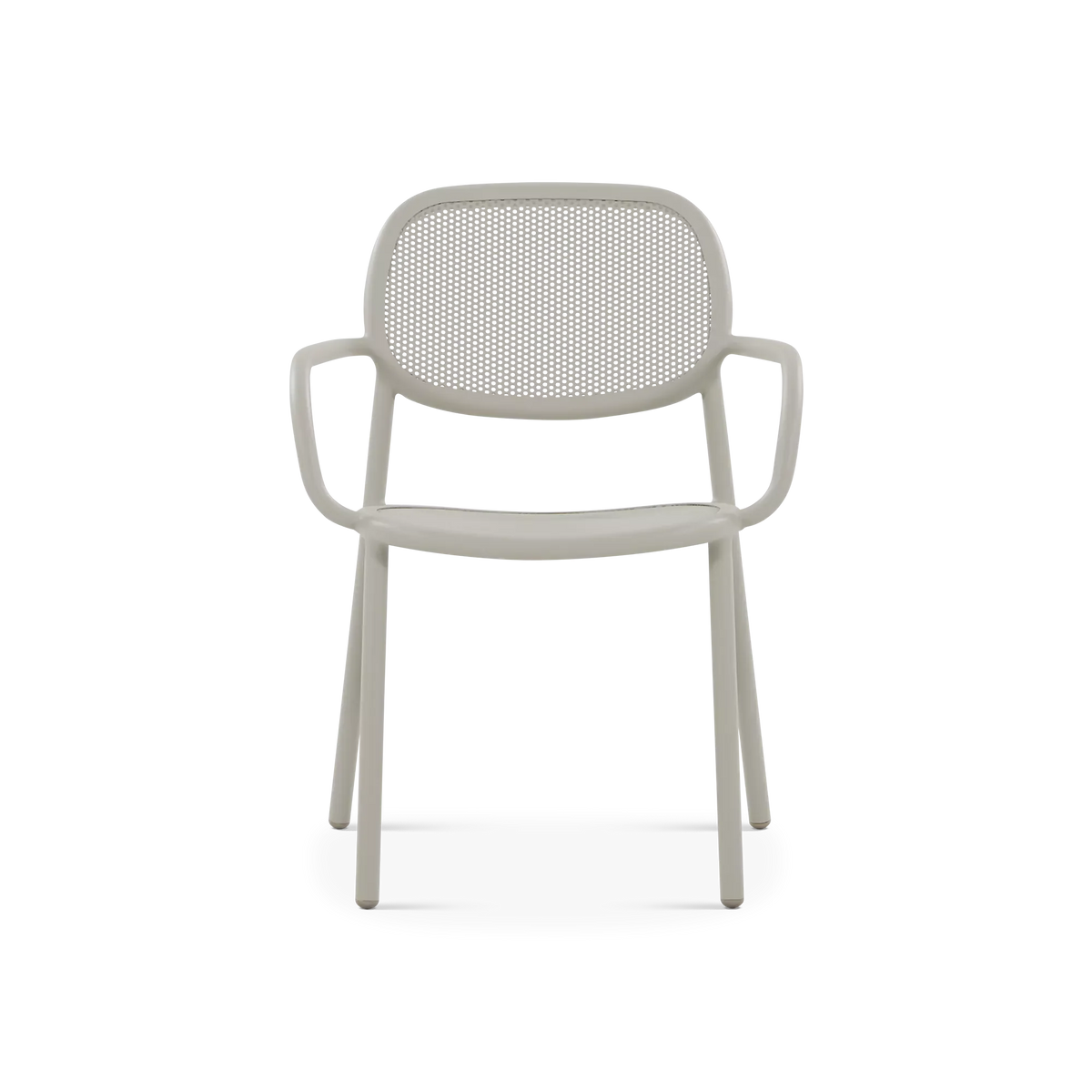 Dots - Chaise sans bras extérieure en aluminium