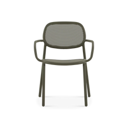 Dots - Outdoor Aluminium Chair Without Arms