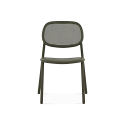 Dots - Chaise sans bras extérieure en aluminium