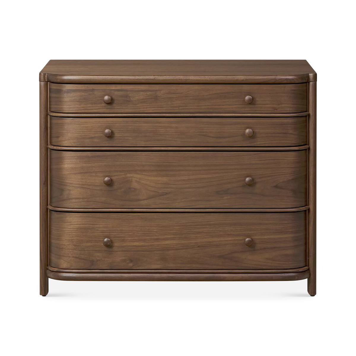 Agatha - Table de chevet en noyer par Four Hands