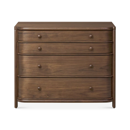 Agatha - Table de chevet en noyer par Four Hands