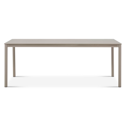 All In - Table de salle à manger extérieure en aluminium