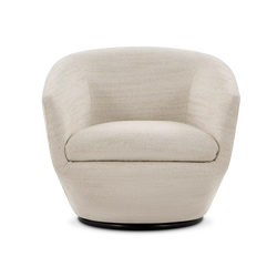 Dinant - Fauteuil pivotant en tissu