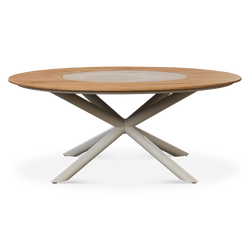 Turntable - Outdoor Teak Dining Table