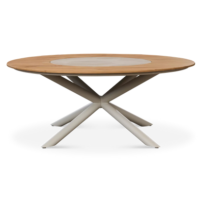 Turntable - Outdoor Teak Dining Table