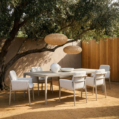 Wrap Up - Chaise sans bras extérieure en aluminium