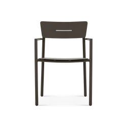 Straight Line - Chaise extérieure en aluminium