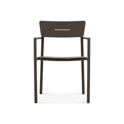 Straight Line - Chaise extérieure en aluminium