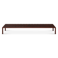 Roe - Table basse extérieure en aluminium par Fast