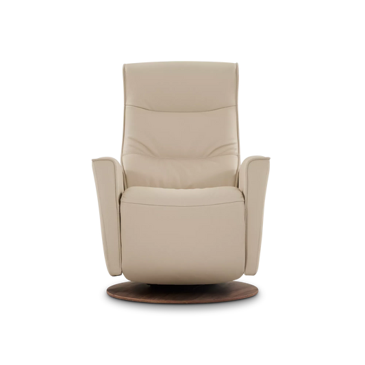 Nordic Flow - Leather Recliner by Hjort Knudsen
