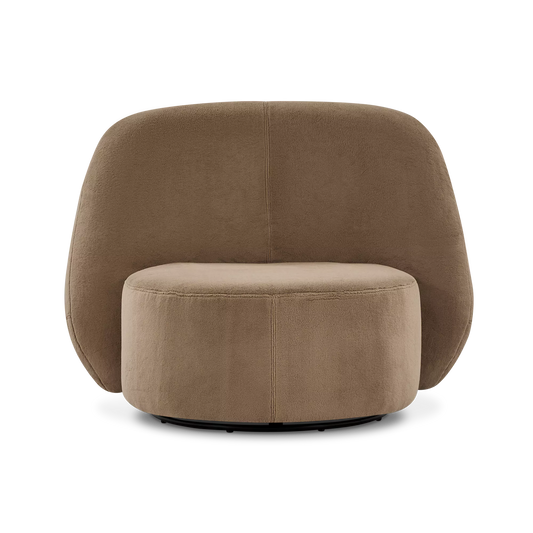 Brownie - Swivel Lounge Chair by Romano