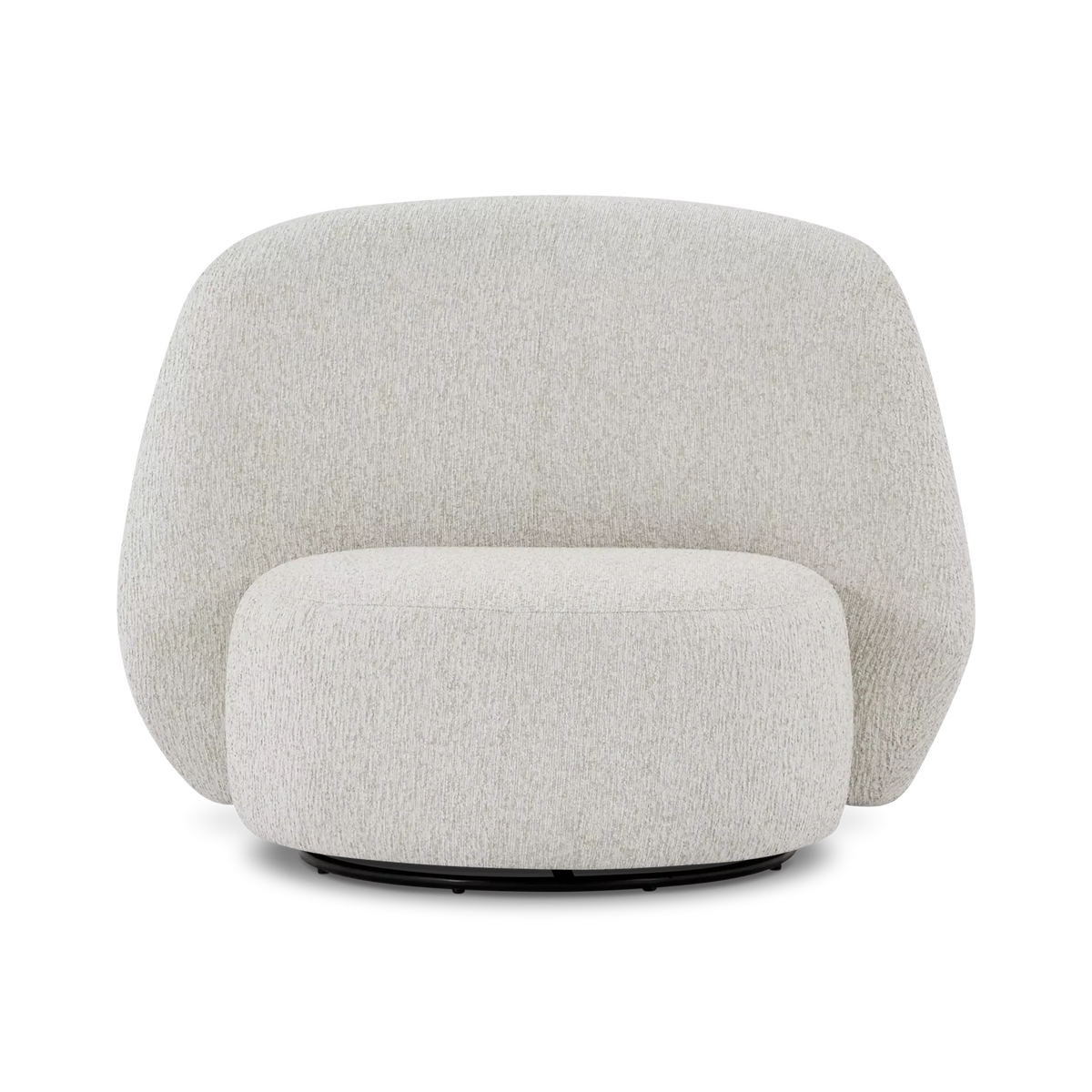 Brownie - Fauteuil pivotant en tissu par Romano