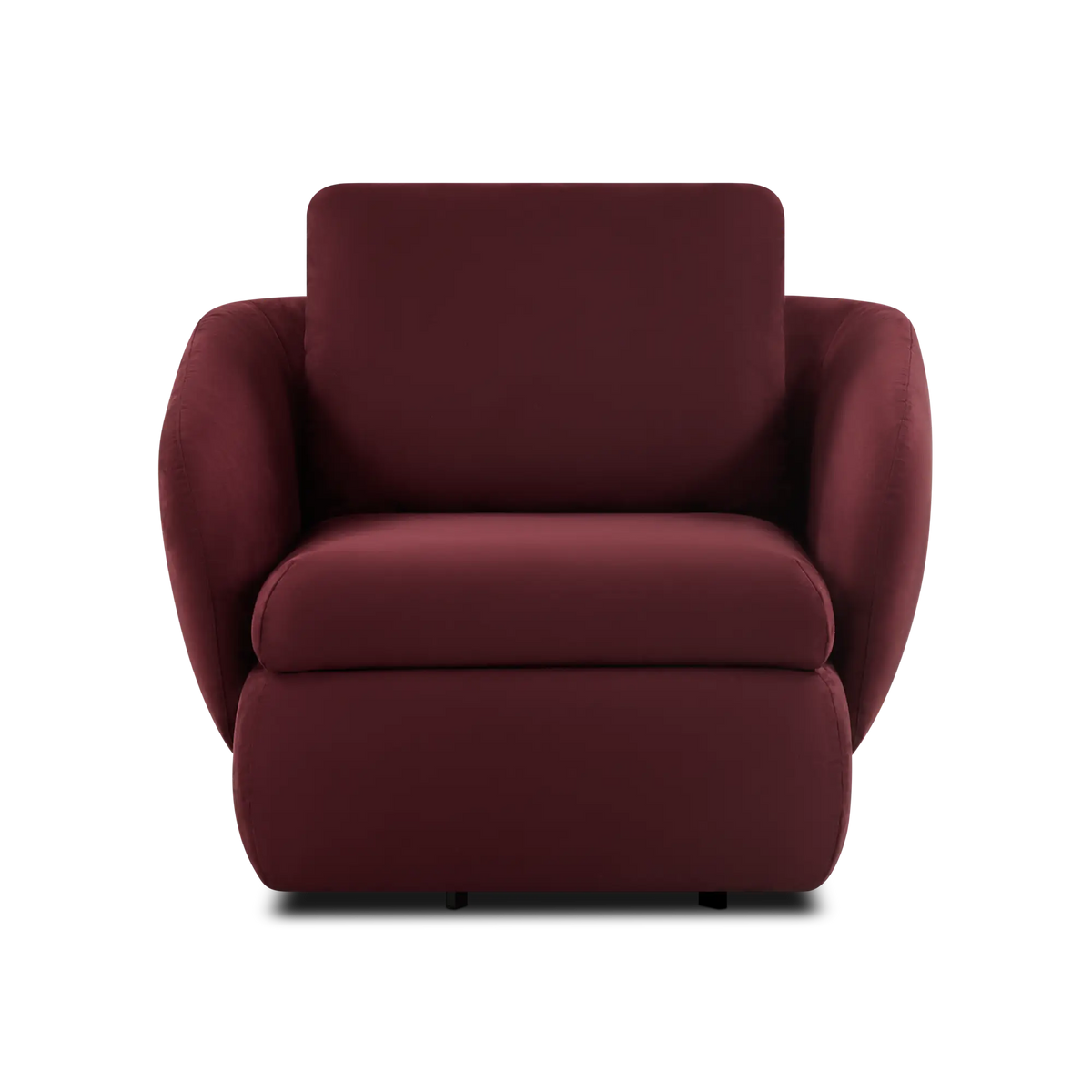 Duval - Swivel Fabric Armchair by Trica