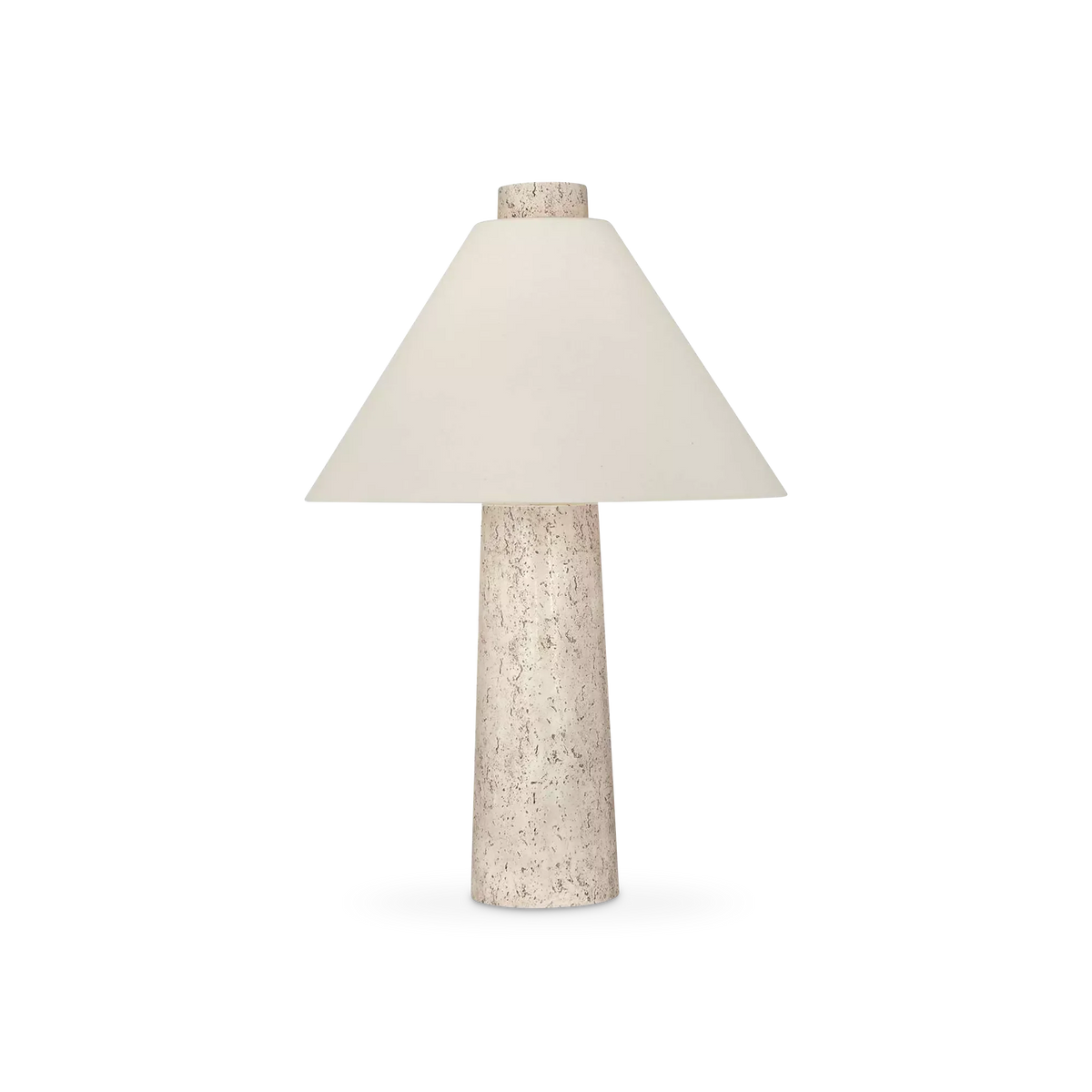 Berks - Lampe de table en travertin