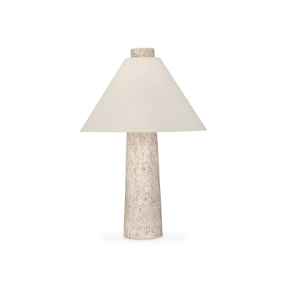 Berks - Lampe de table en travertin