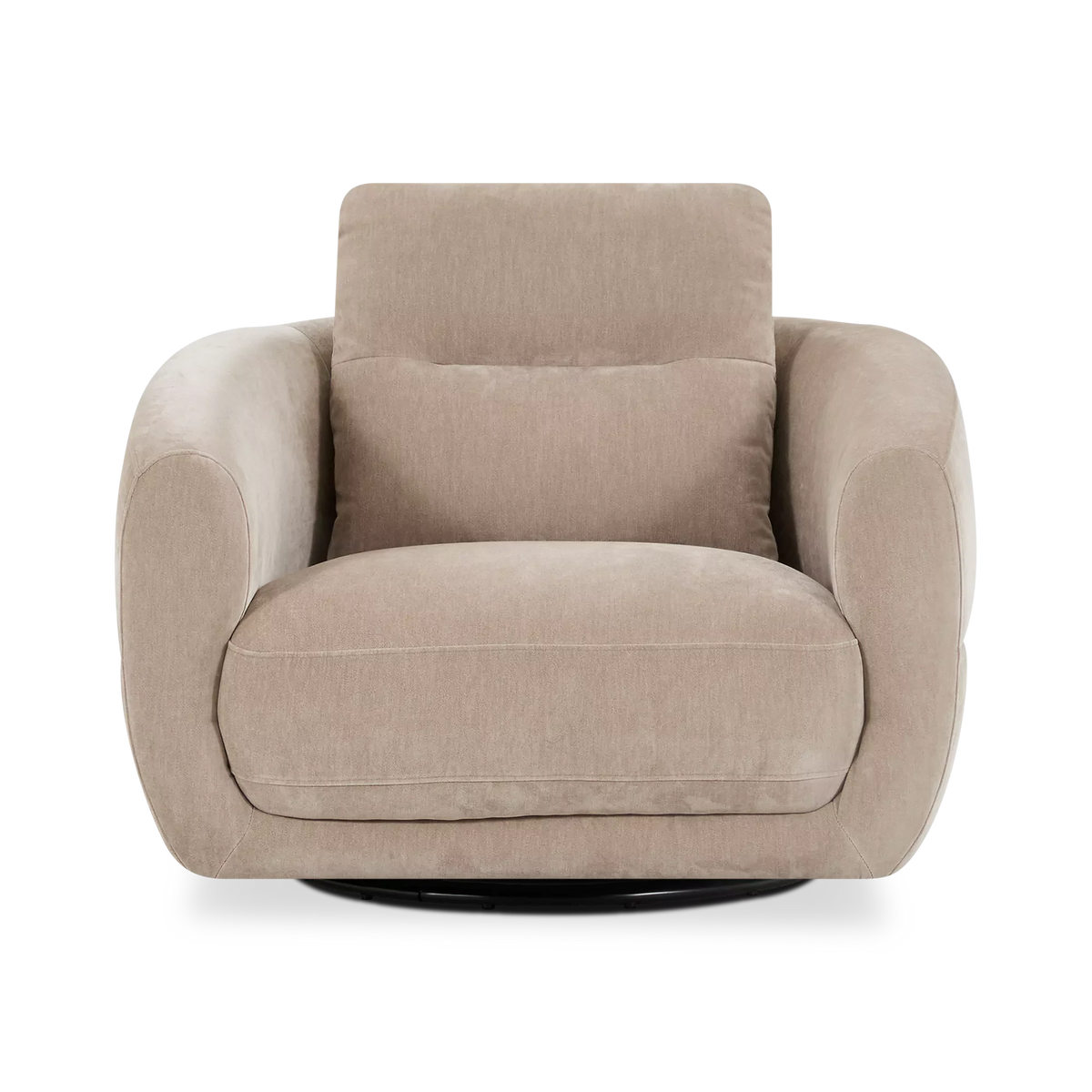 Lumi - Swivel Velvet Armchair