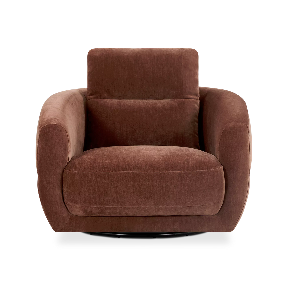 Lumi - Swivel Velvet Armchair