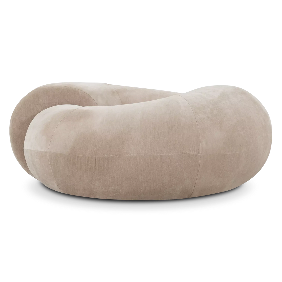 Lumi - Velvet Ottoman